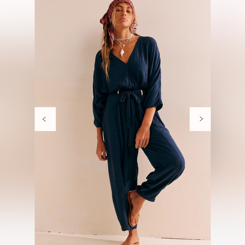 Navy Blue Women's Jumpsuit